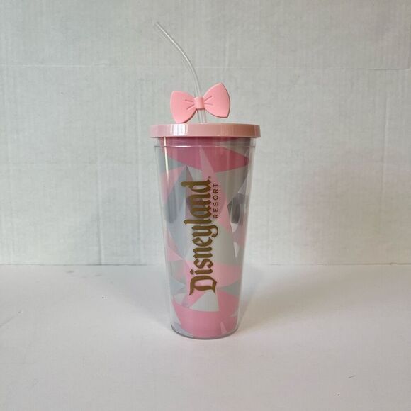 Pink And Gold Disneyland Resort 20 Oz Cup - Picture 1 of 4